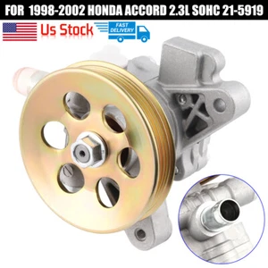 Geniune Power Steering Pump 21-5919 w/ Pulley for 1998-02 Honda Accord 2.3L SOHC - Picture 1 of 14