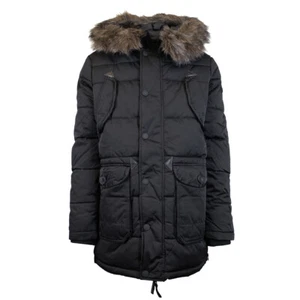 Superdry Herren Chinook Parka Jacke, wasserdicht, Pelzhaube in schwarz - M5010346A/02A - Bild 1 von 2