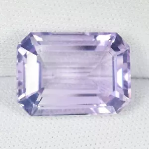 10,83 ct TOP GLÄNZENDER NATÜRLICHER LAVENDEL QUARZ EDELSTEIN - Achteck siehe Vdo - Bild 1 von 2