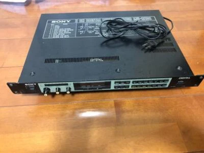 Sony Digital Reverb MU-R201 2 Channel Digital Reverberator Delay Effects Unit 1U - Image 1 of 3