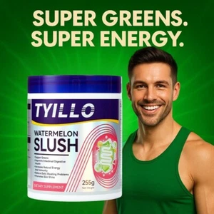TYILLO Watermelon Supergreens – 12-in-1 Organic Blend for Bloating, Energy&Skin - Picture 1 of 12