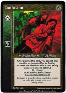 Confusion Third Edition variant 1 of 2 V:TES VTES Vampire CCG - Picture 1 of 1