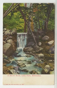 Postal de la Primera Guerra Mundial Un rincón secreto en Lake Park - Milwaukee, Wisconsin c1912 de colección F24 - Imagen 1 de 2