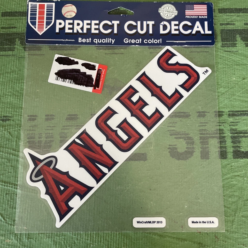 Los Angeles Angels 8" x 8" Team Logo Truck Car Window Die Cut Decal NEW - Image 1 of 1
