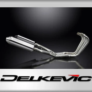 Yamaha FJ1200 1TX 1986-1988 Complete Exhaust 4-2 13" Tri-Oval Stainless Mufflers - Bild 1 von 4