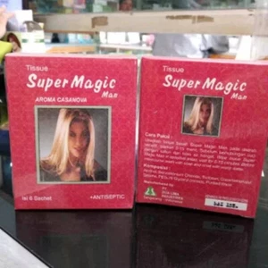 3 BOXES Tissue Super Magic Casanova For Premature Ejaculation and Longer SEX - Picture 1 of 6