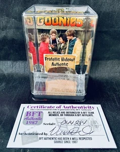Original Goonies Fratellis Hideout Door Wood Relic In Case with COA - Picture 1 of 11