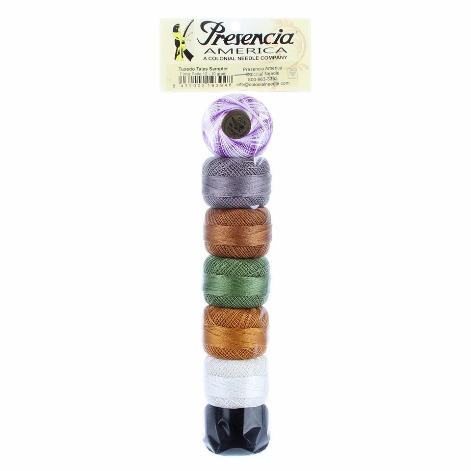 Presencia Finca Perle Cotton Size #12 Thread Sampler Pack for Sashiko, - Image 1 of 1