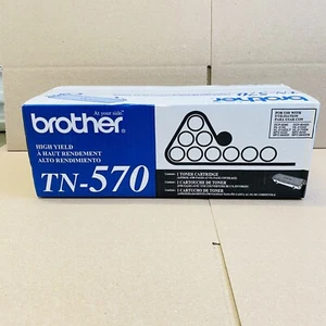 🔥Genuine Brother TN-570 Black High Yield Toner Cartridge Brand New Sealed - Picture 1 of 8