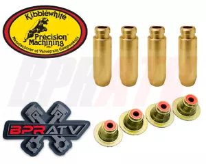 16-24 Polaris General 1000 Kibblewhite INTAKE Valve Guides KPMI RED Viton Seals - Bild 1 von 11