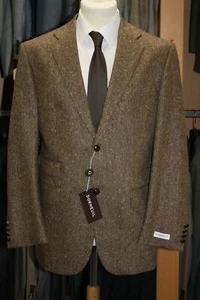Dormeuil Sakko Gr.52 braun strukturiert Einreiher 2-Knopf -S257 - Imagen 1 de 6