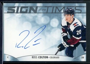 2023-24 SP Authentic Sign of the Times #SOTTRC Ross Colton - Picture 1 of 2