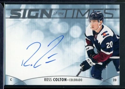 2023-24 SP Authentic Sign of the Times #SOTTRC Ross Colton - Image 1 of 2