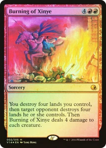 MTG FOIL Burning of Xinye - From the Vault: Annihilation #2 - Picture 1 of 1
