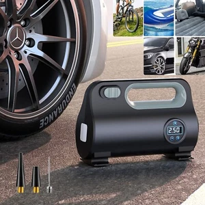 Heavy Duty Portable Air Compressor Car Tire Inflator Electric Pump Auto 12V - Picture 1 of 11