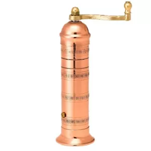 Greek European Genuine Premium Copper Pepper Mill 8" Handcrafted #403 - Picture 1 of 10
