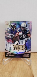 2015 Rookies and Stars Embroidered Patches #12 Melvin Gordon/Adrian Peterson