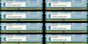 32GB 8 x 4GB ECC FULLY BUFFERED PC2-5300 DIMM DDR2 667 MHz FB Server Memory RAM - Picture 1 of 2
