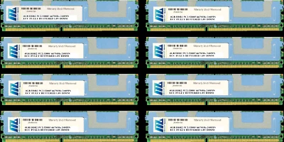 32GB 8 x 4GB ECC FULLY BUFFERED PC2-5300 DIMM DDR2 667 MHz FB Server Memory RAM - Image 1 of 2