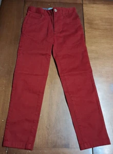 Class Club Modern Fit Adjustable Waist Size 10 RED Pants NEW with Tags - Picture 1 of 4