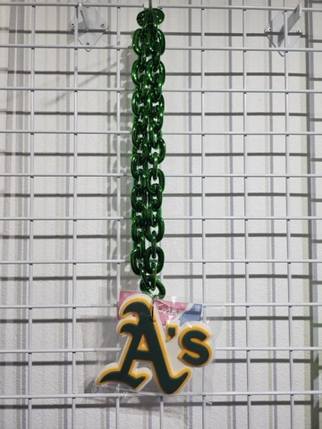 OAKLAND ATHLETICS "A's" MLB FAN FOAM CHAIN 2 COLORS Cover