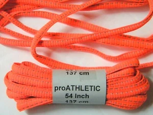 2 pair pack- Reflective, Oval style Athletic sneaker shoelaces - Picture 1 of 14