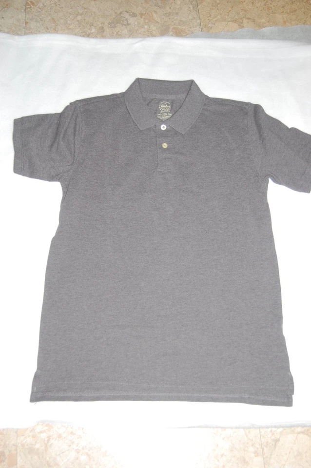 Boys S/S Shirt POLO RUGBY Dressy Casual CHARCOAL GRAY Size XXL 18 - Image 1 of 1