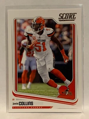 #81 Jamie Collins Cleveland Browns 2018 Score Football Card - Image 1 of 2