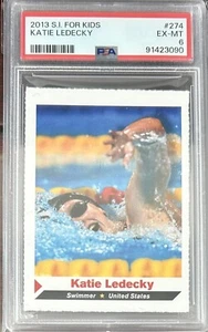 Katie Ledecky RC 2013 Sports Illustrated SI para niños #274 PSA 6 EX-MT novato - Imagen 1 de 2