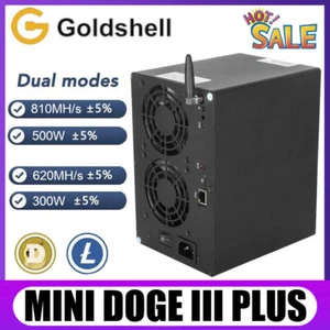 Goldshell Mini DOGE III Plus LTC&Doge Miner 810MH/S 500W LTC&Doge Coin Miner - Imagen 1 de 9