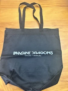 Imagine Dragons Rare Promo Smoke + Mirrors Canvas Zipper Tote Bag - Picture 1 of 2
