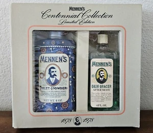 VTG Mennen's Toilet Powder & Skin Bracer Centennial Collection Gift Kit. NOS. - Picture 1 of 4