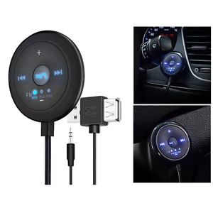 Adattatore Audio AUX Per Ricevitore Trasmettitore FM Bluetooth 5.0 2 In 1 Per - Photo 1/7