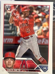 2023 Topps Update Zach Neto #US98 Oversized Collector’s Super Box ~6x8 Inch RC - Picture 1 of 2