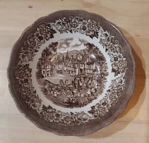 Brown Royal Staffordshire Ironstone Stratford Stage Soup/Cereal Bowl 6-1/2" - Picture 1 of 3