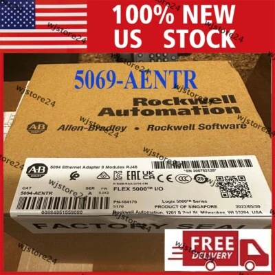 New Factory Sealed NEW PLC 5094-AENTR Ethernet Adapter 8 Module - Image 1 of 4