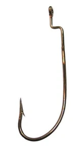 Eagle Claw L045 ROATATING Z BEND   BRONZE WORM HOOK PICK SIZES 1- 4/0 - Picture 1 of 1