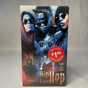VINTAGE BLOCK BUSTER HIP HOP 4 LIFE VHS RARE DOCUMENTARY CLASSIC MOVIE - Picture 1 of 6
