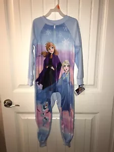Disney's Frozen 2 Girls Elsa One-Piece Footless Pajama, Size 4-5 (xs/xch) - Picture 1 of 6