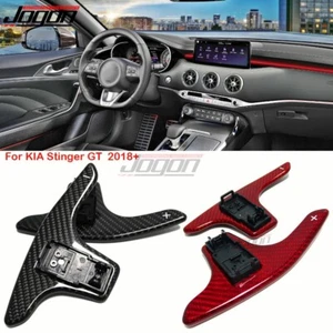 Carbon Paddle Shifter For KIA Stinger GTS GT-Line 2018 2019 20-23 Steering Wheel - Picture 1 of 9