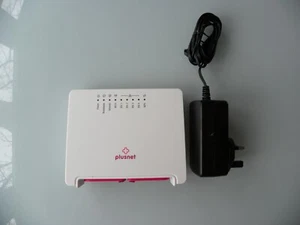 PLUSNET 2704N WIRELESS ROUTER AND PSU UK SELLER FREE P&P #BOX89 - Picture 1 of 3