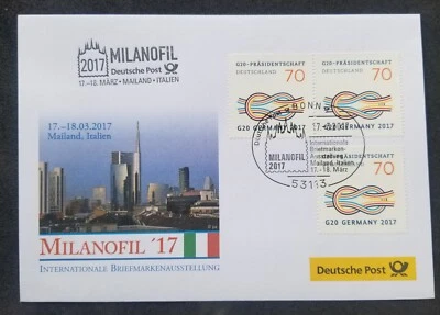 [SJ] Germany G20 2017 Italy (FDC) *MILANOFIL '17 - Image 1 of 4