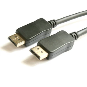 2m DP Display-Port-Kabel 1.2 Anschlusskabel 4K-60Hz schwarz 2,0 m - Bild 1 von 1