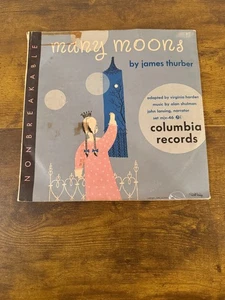 Many Moons James Thurber 2 10 Inch 78 RPM Columbia Records Good Condition - Foto 1 di 4