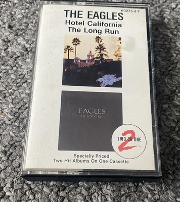 The Eagles Hotel California & The Long Run 2 Hit Albums On One Cassette Tape 4-F - Image 1 of 4