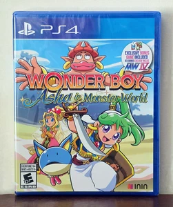 Wonder Boy Asha in Monster World (Sony PlayStation 4) PS4 NEW FREE SHIPPING - Picture 1 of 2