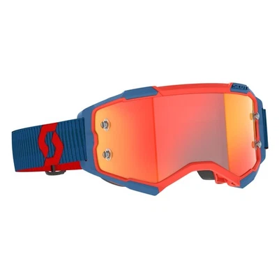 Scott Usa Fury Goggles (One Size Fits Most, Navy / Mirror Red Lens) - Image 1 of 3