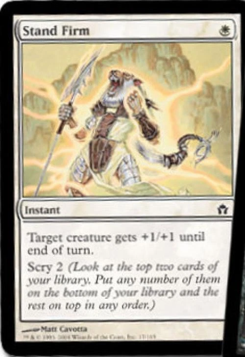 Stand Firm -Foil Light Play MTG Fifth Dawn - Image 1 of 1