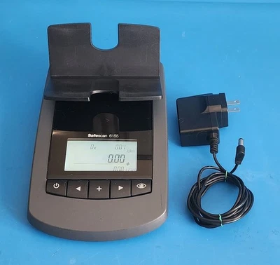 Safescan 6155 Money Counting Scale Counts Coins Banknotes Vouchers Coupon & Tckt - Image 1 of 4