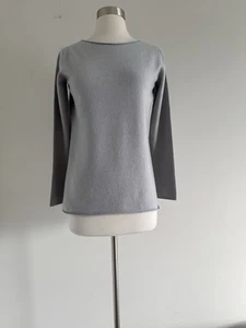 SUÉTER FABIANA FILIPPI LANA MERINO SEDA CACHEMIR MANGA LARGA TALLA S ITALIA - Imagen 1 de 9